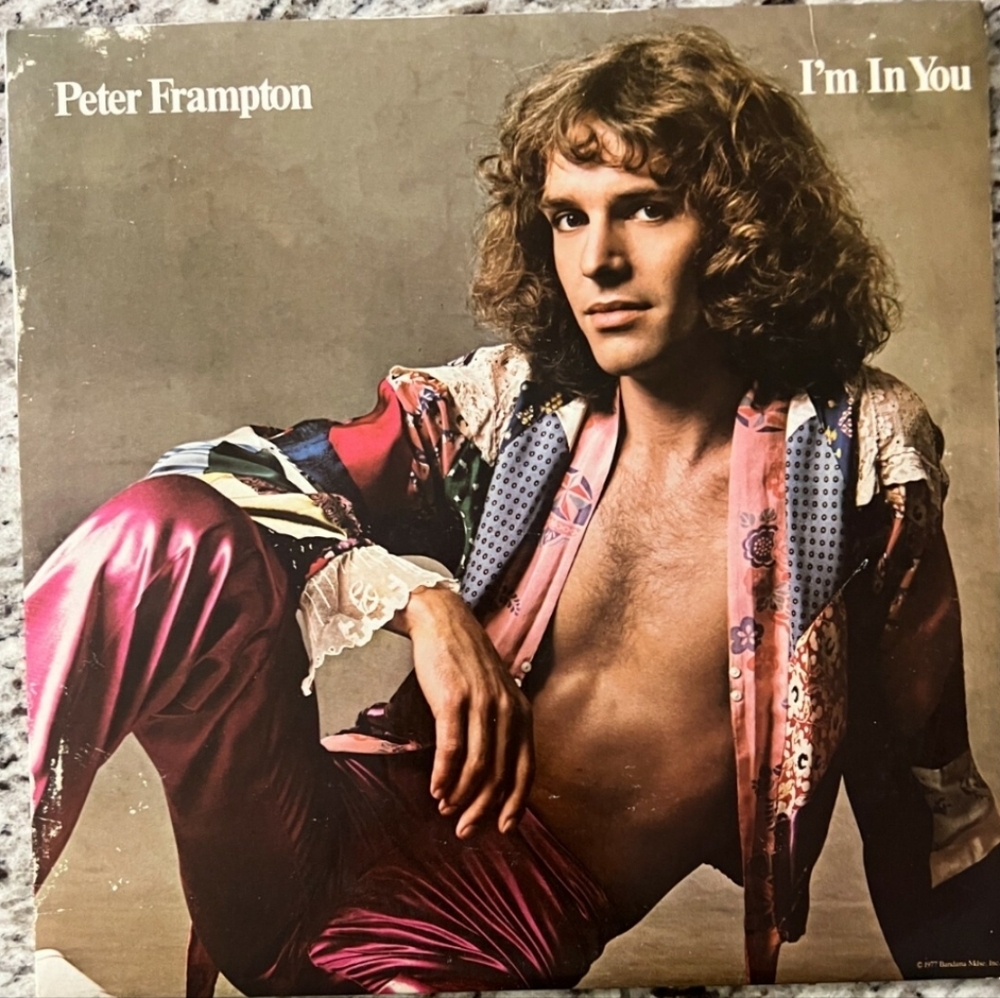 vintage 1977 vinyl record album titled "I'm In You" by Peter Frampton.